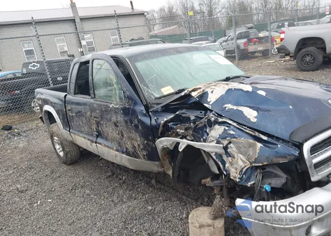2004 Dodge Dakota Slt from USA, damaged, VIN 1D7HG48N94S607987